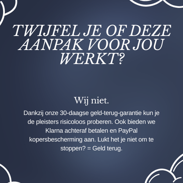 Anti-Roken Pleisters